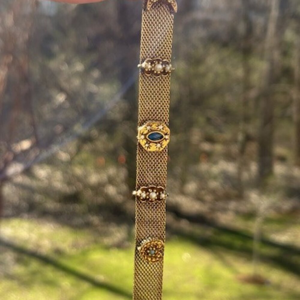 GOLDETTE NY Victoria Revival Gold Mesh BRACELET - Picture 5 of 12